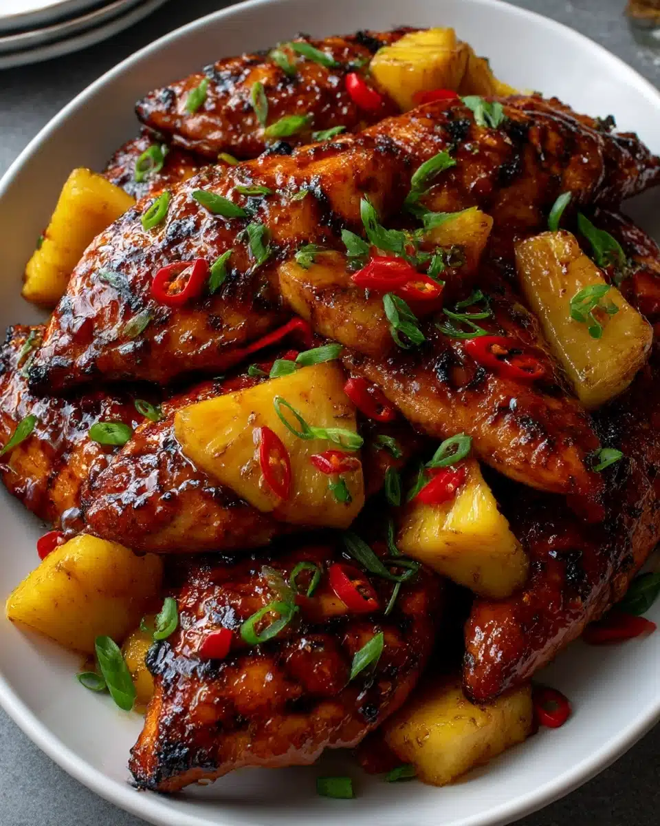 Sweet & Spicy Grilled Chicken Recipe