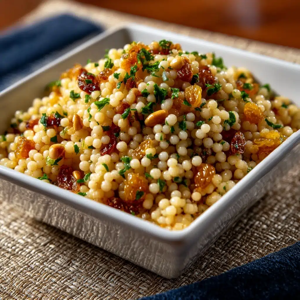 Israeli Couscous with Pine Nuts and Parsley Recipe - Recipe Image