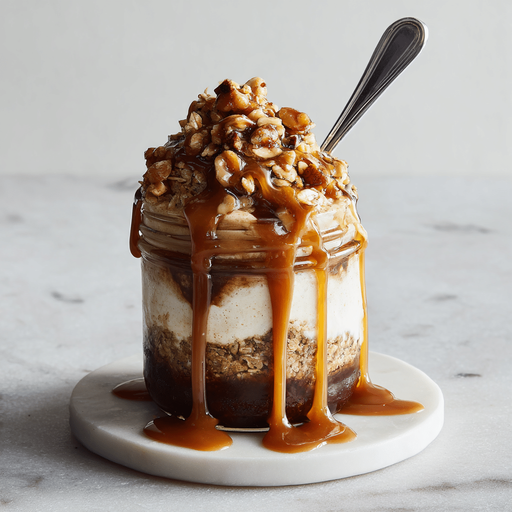 Caramel Macchiato Overnight Oats Recipe - Recipe Image