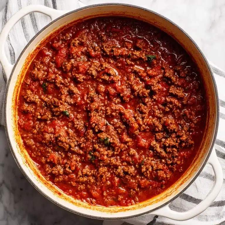 The Most Delicious Italian Meat Sauce Recipe