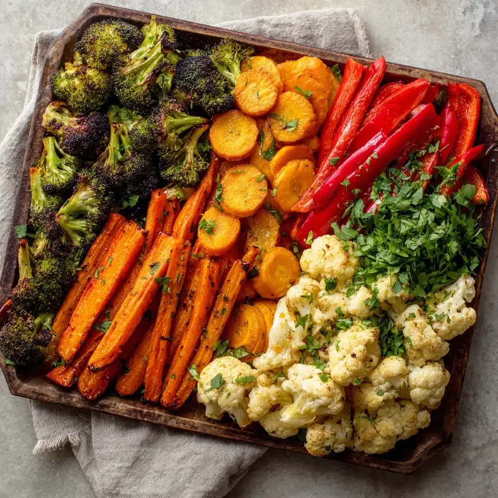 Garlic Roasted Vegetables Recipe