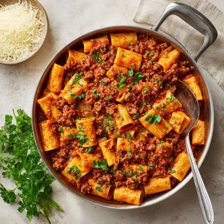Beef Pasta in Tomato Sauce Recipe