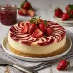 Strawberry Swirl Cheesecake Recipe