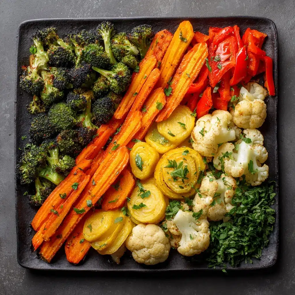 Garlic Roasted Vegetables Recipe - Recipe Image