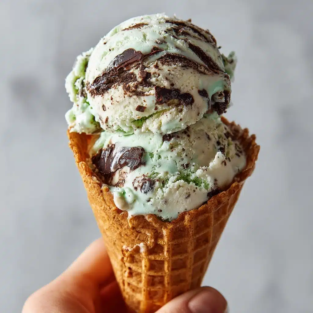Chocolate Swirl Pistachio Ice Cream Recipe - Recipe Image