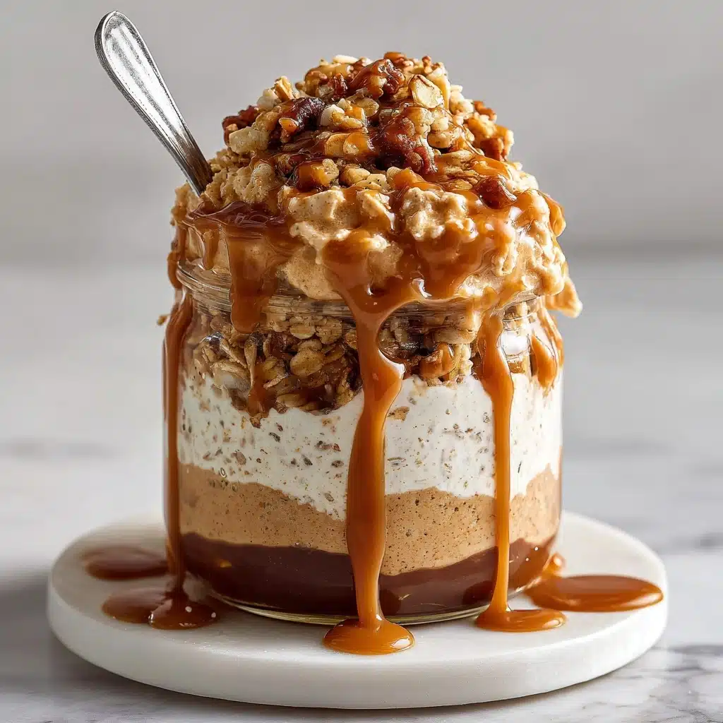 Caramel Macchiato Overnight Oats Recipe - Recipe Image