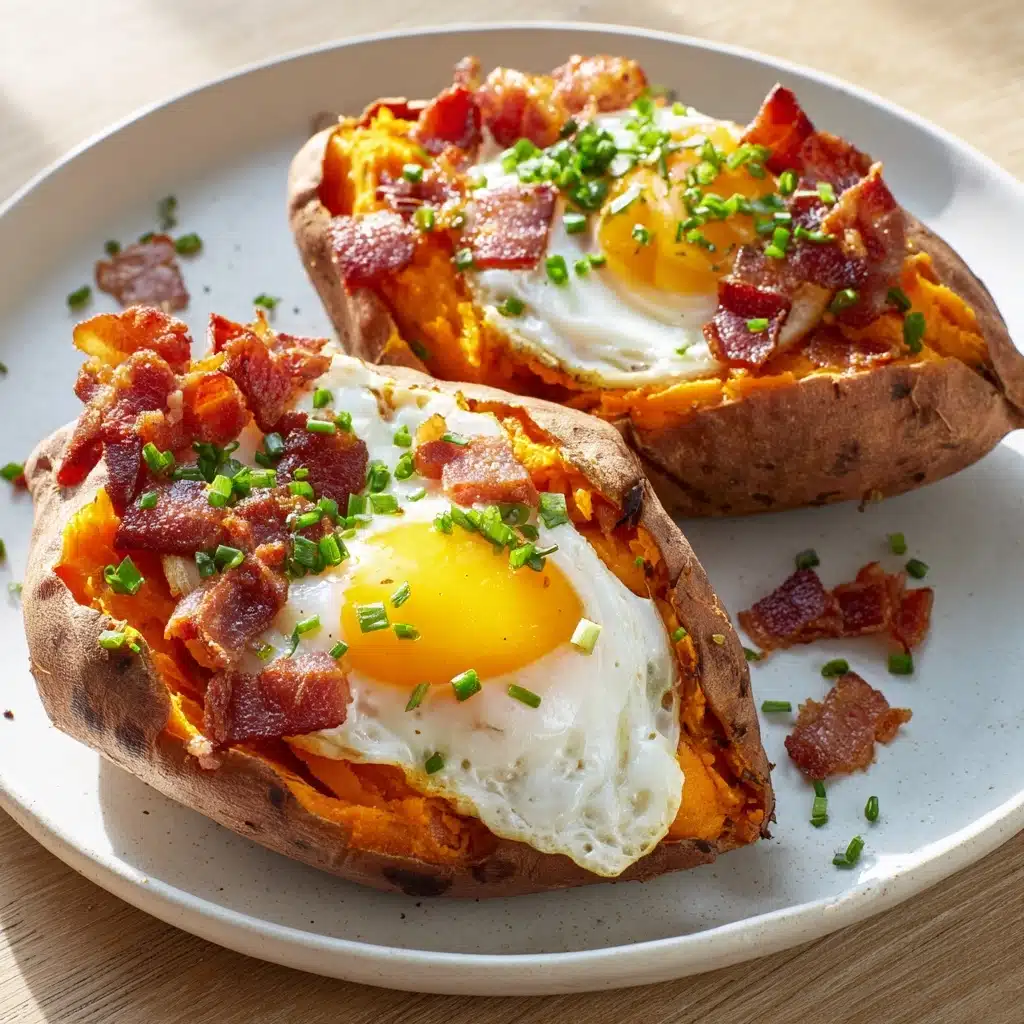 Loaded Breakfast Sweet Potato Recipe - Recipe Image