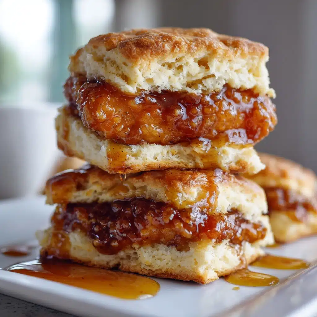 Hot Honey Chicken Biscuits Recipe - Recipe Image