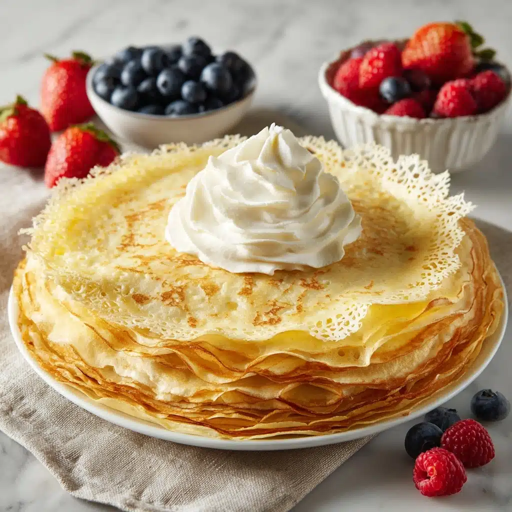 Easy Crepe Recipe - Recipe Image