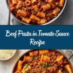 Beef Pasta in Tomato Sauce Recipe