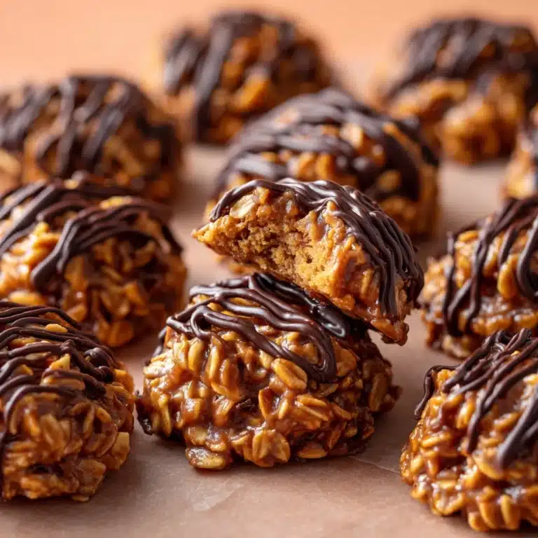 No-Bake Peanut Butter Oatmeal Cookies Recipe