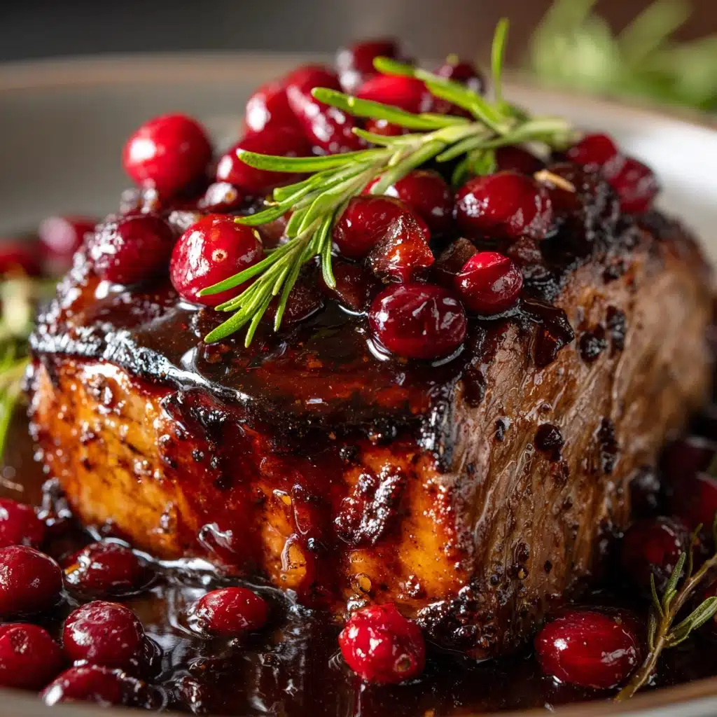 Cranberry Balsamic Roast Beef Recipe - Recipe Image