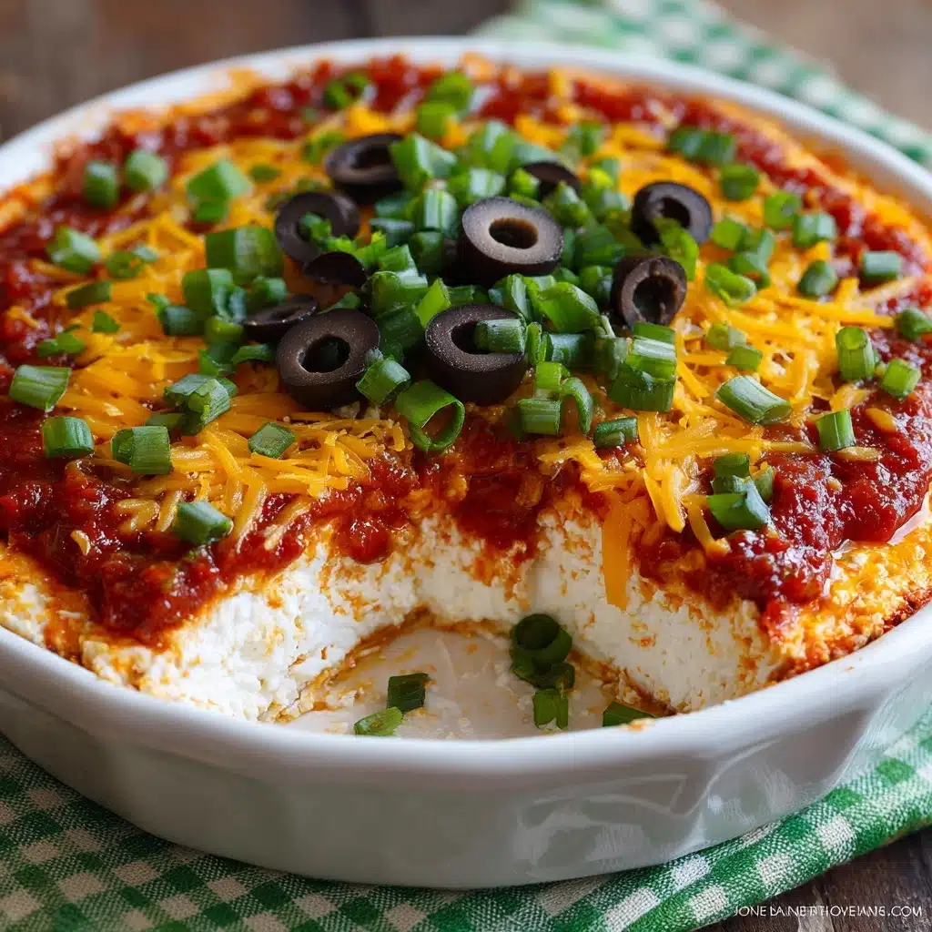 Layered Cream Cheese and Salsa Dip Recipe - Recipe Image