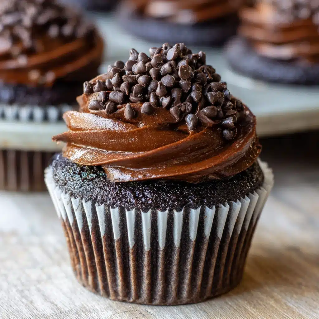 Double Chocolate Cupcakes Recipe - Recipe Image
