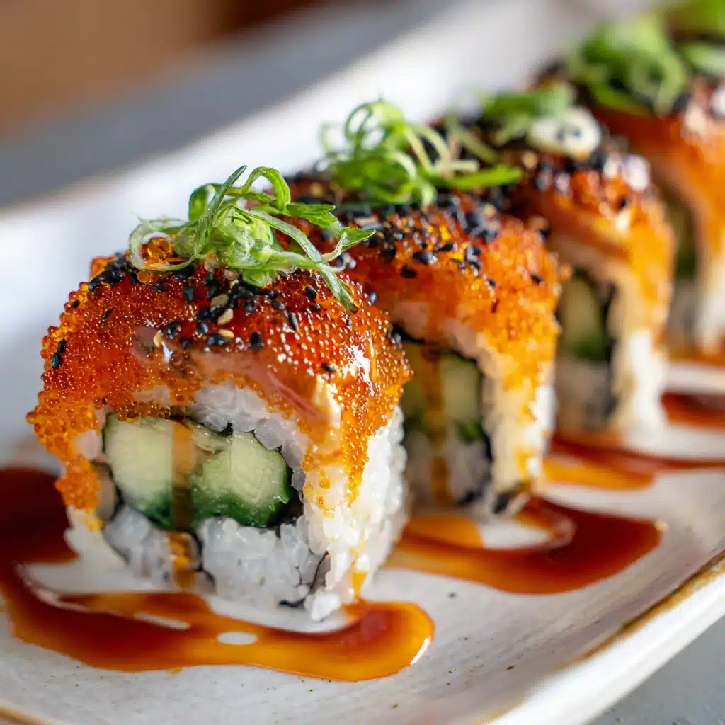 Spicy Shrimp Sushi Stacks Recipe - Recipe Image