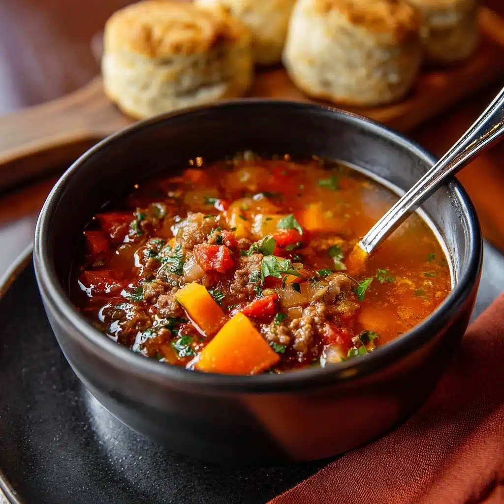Hearty Hamburger Soup Recipe - Recipe Image