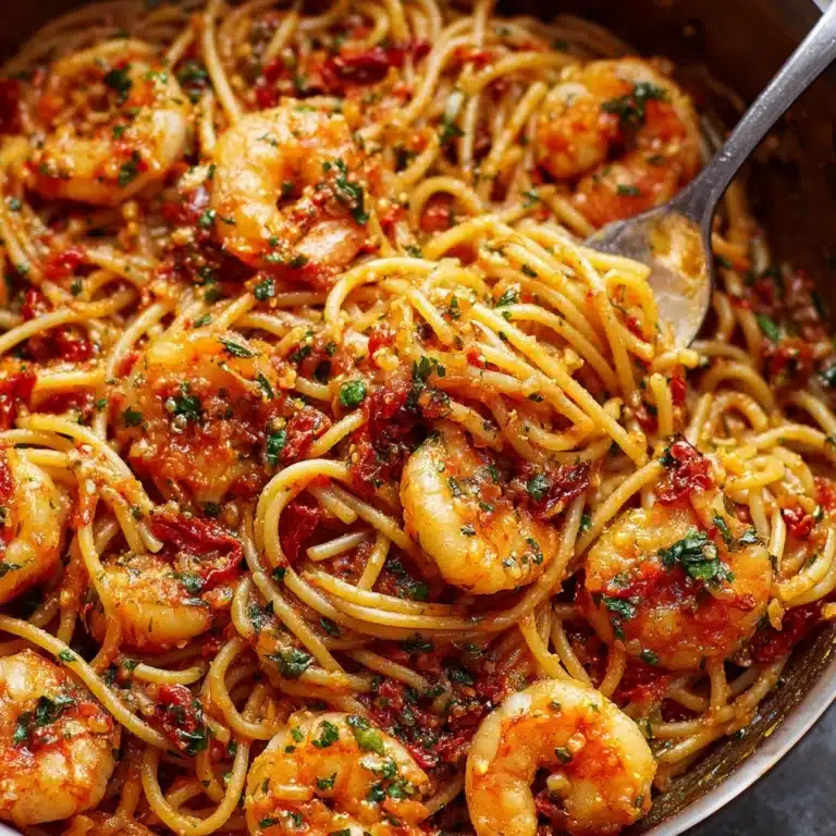 Chili Crisp Shrimp Scampi Recipe