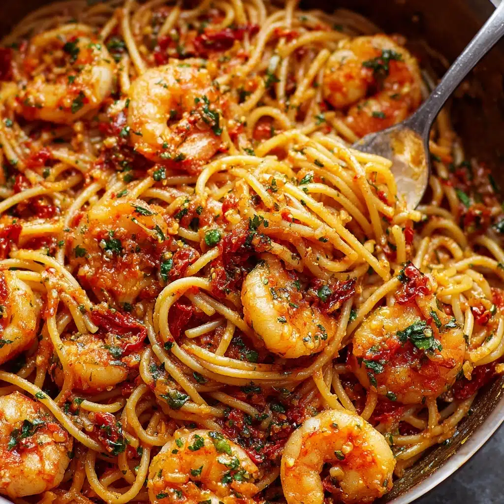 Chili Crisp Shrimp Scampi Recipe - Recipe Image
