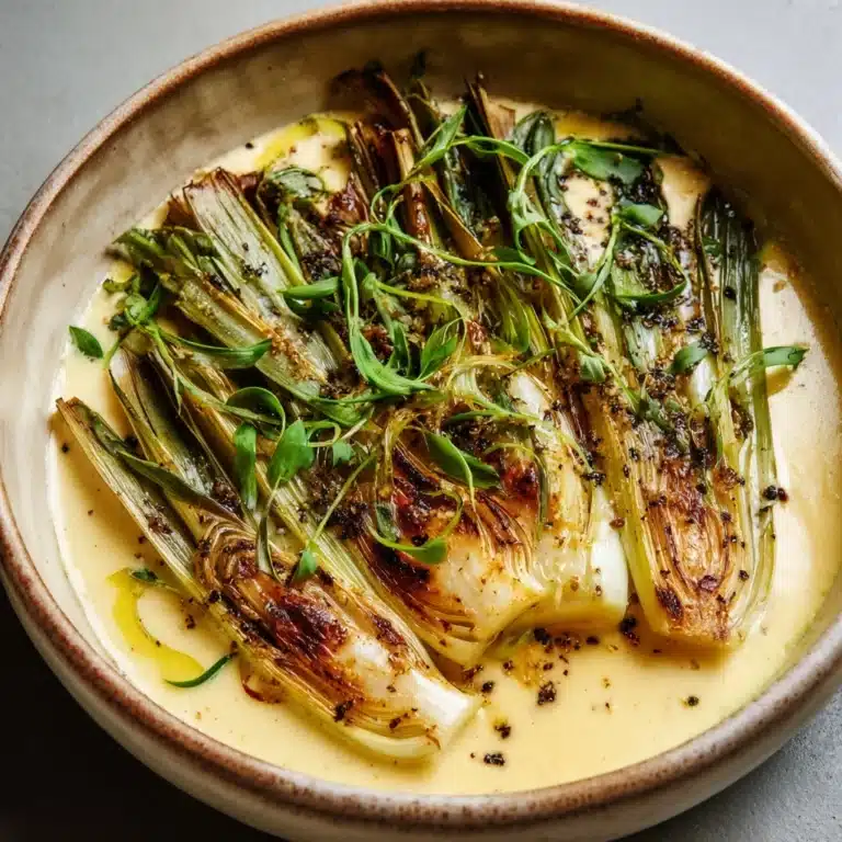 Braised Leeks with Beurre Blanc Recipe