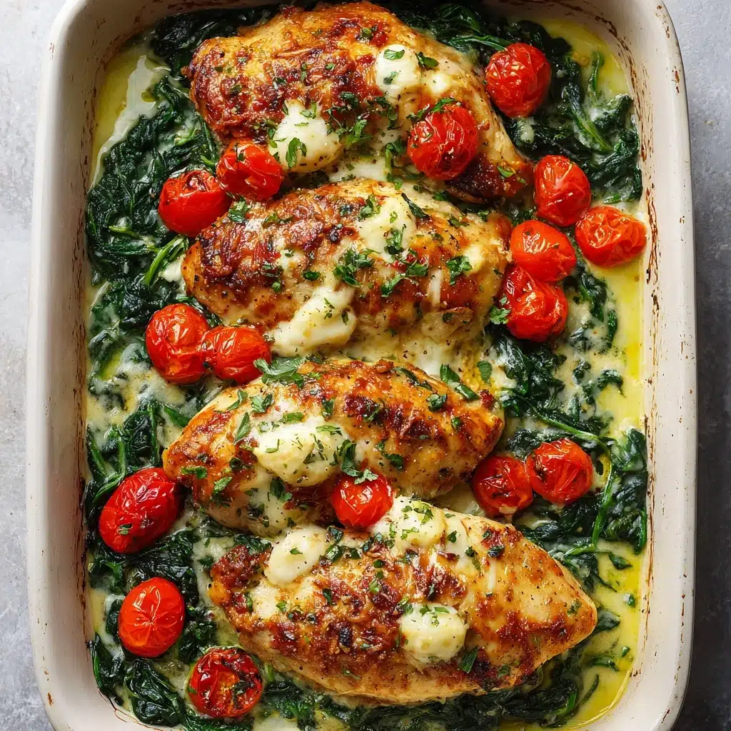 Low Carb Chicken with Spinach and Goat Cheese Recipe - Recipe Image