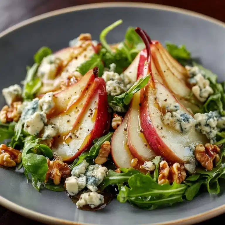 Caramelized Pear and Blue Cheese Salad Recipe