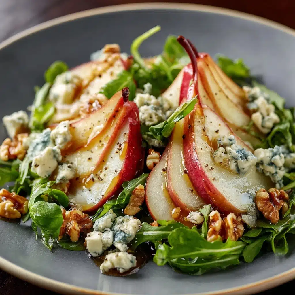 Caramelized Pear and Blue Cheese Salad Recipe - Recipe Image