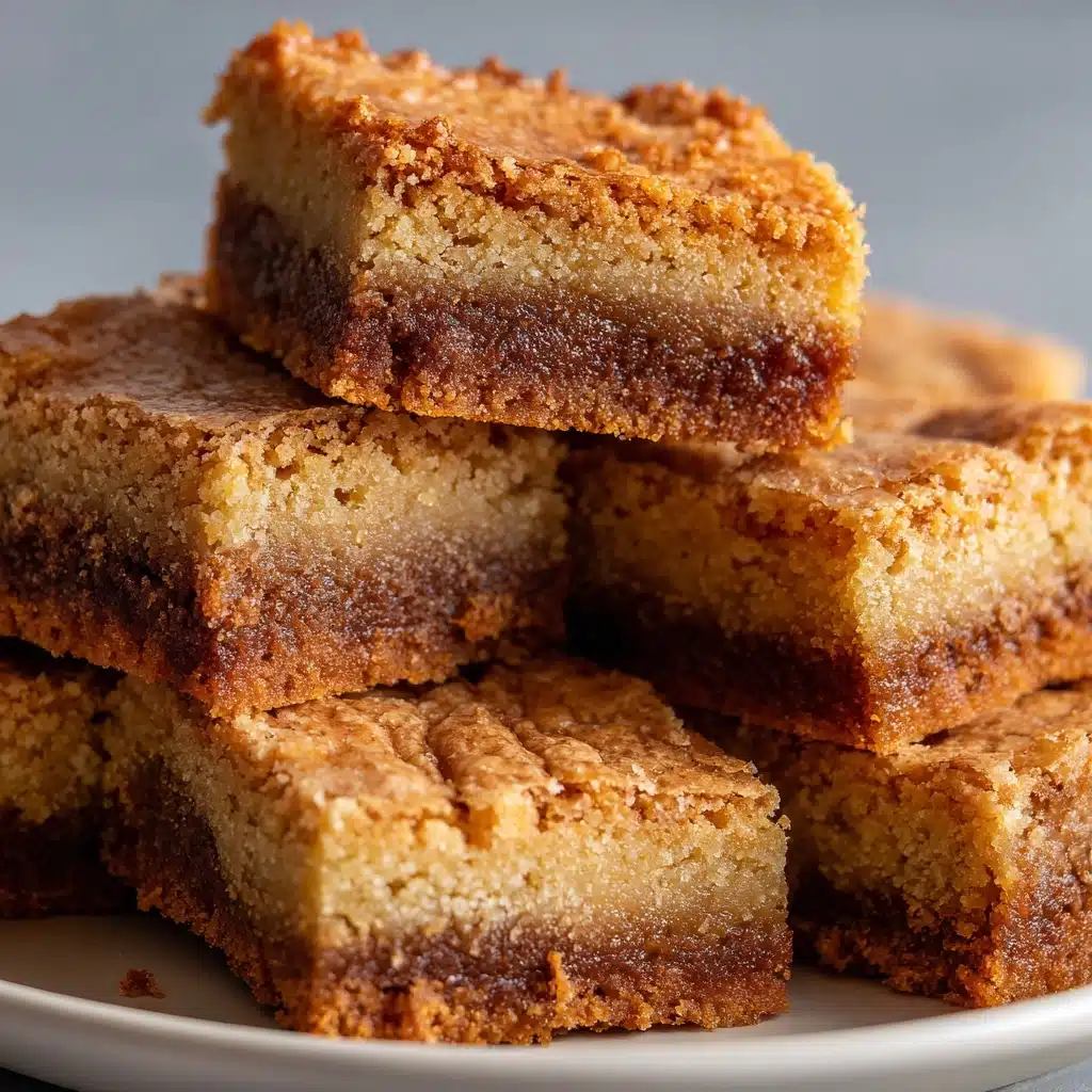Vegan Cinnamon Chickpea Blondies Recipe - Recipe Image