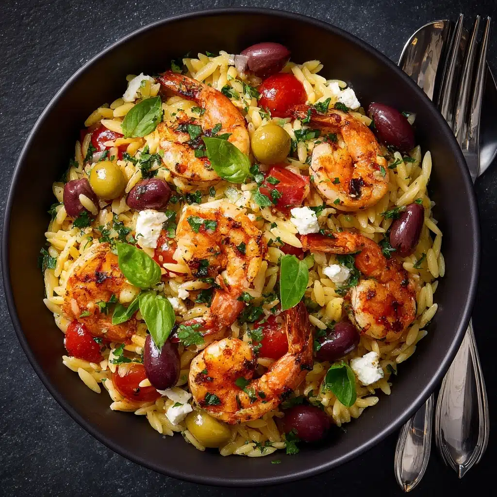 Shrimp Orzo Feta Recipe - Recipe Image