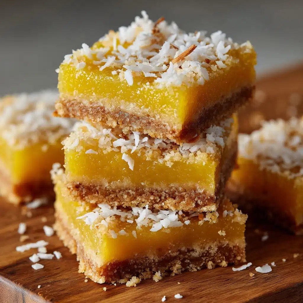 Buttery Coconut Bars Recipe