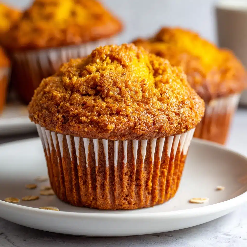 Healthy Greek Yogurt Pumpkin Muffins Recipe - Recipe Image
