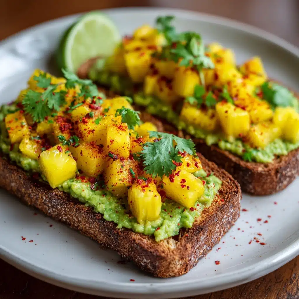 Tropical Avocado Toast Recipe - Recipe Image