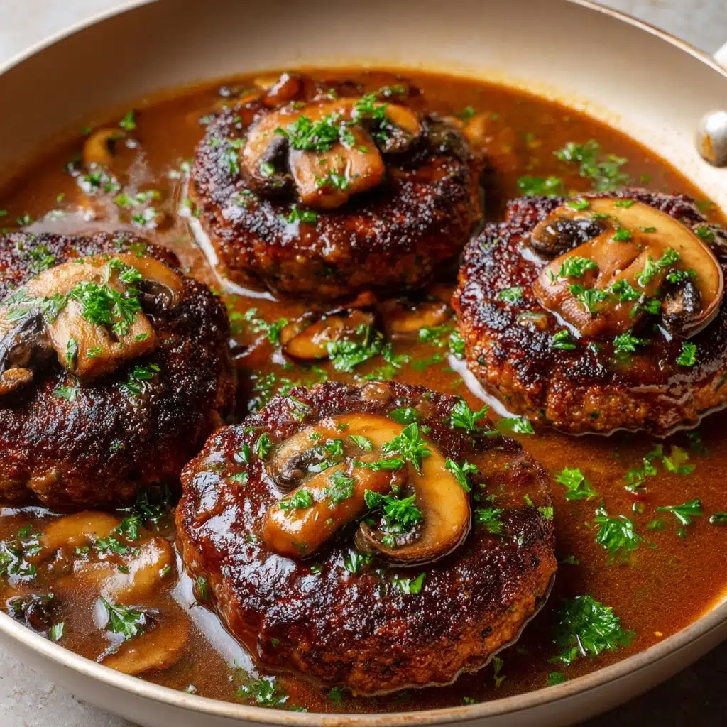 Easy Homemade Salisbury Steak Recipe - Recipe Image