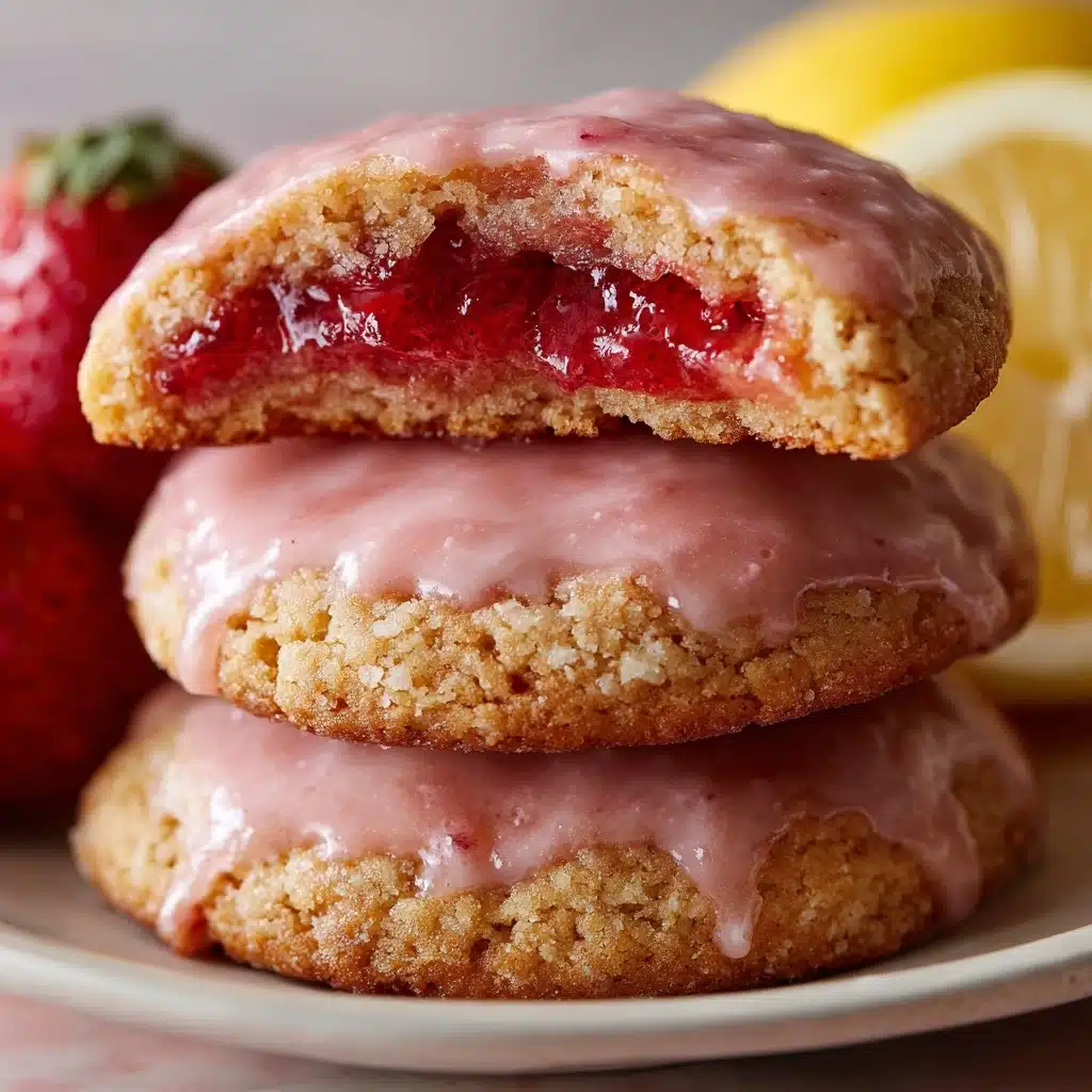 Strawberry Lemonade Cake Mix Cookies Recipe - Recipe Image