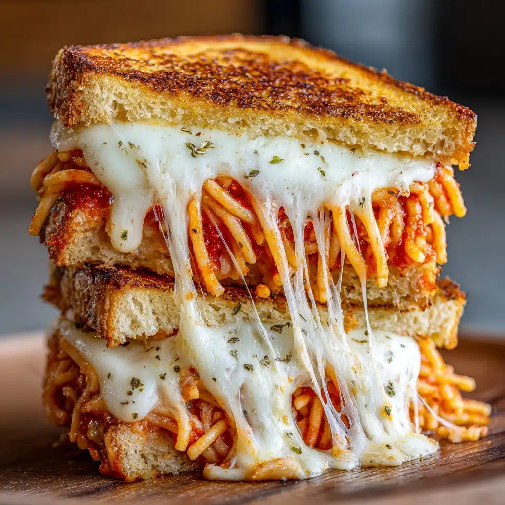 Spaghetti Grilled Cheese Recipe - Recipe Image