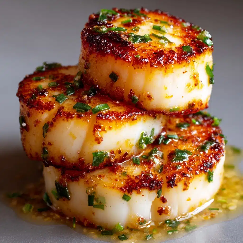 Scallops with Spicy Cajun Cream Sauce Recipe - Recipe Image