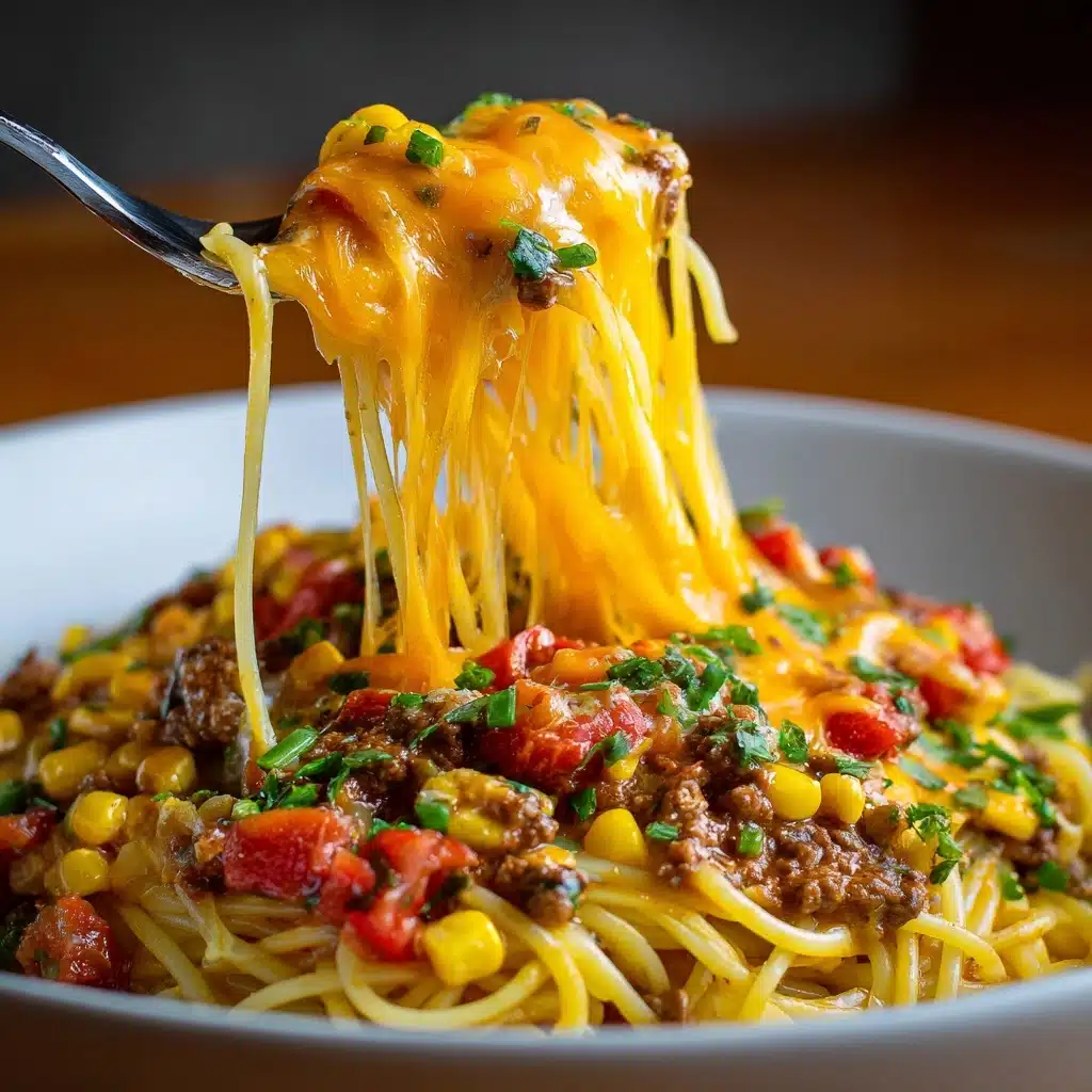 Easy Taco Spaghetti Recipe - Recipe Image