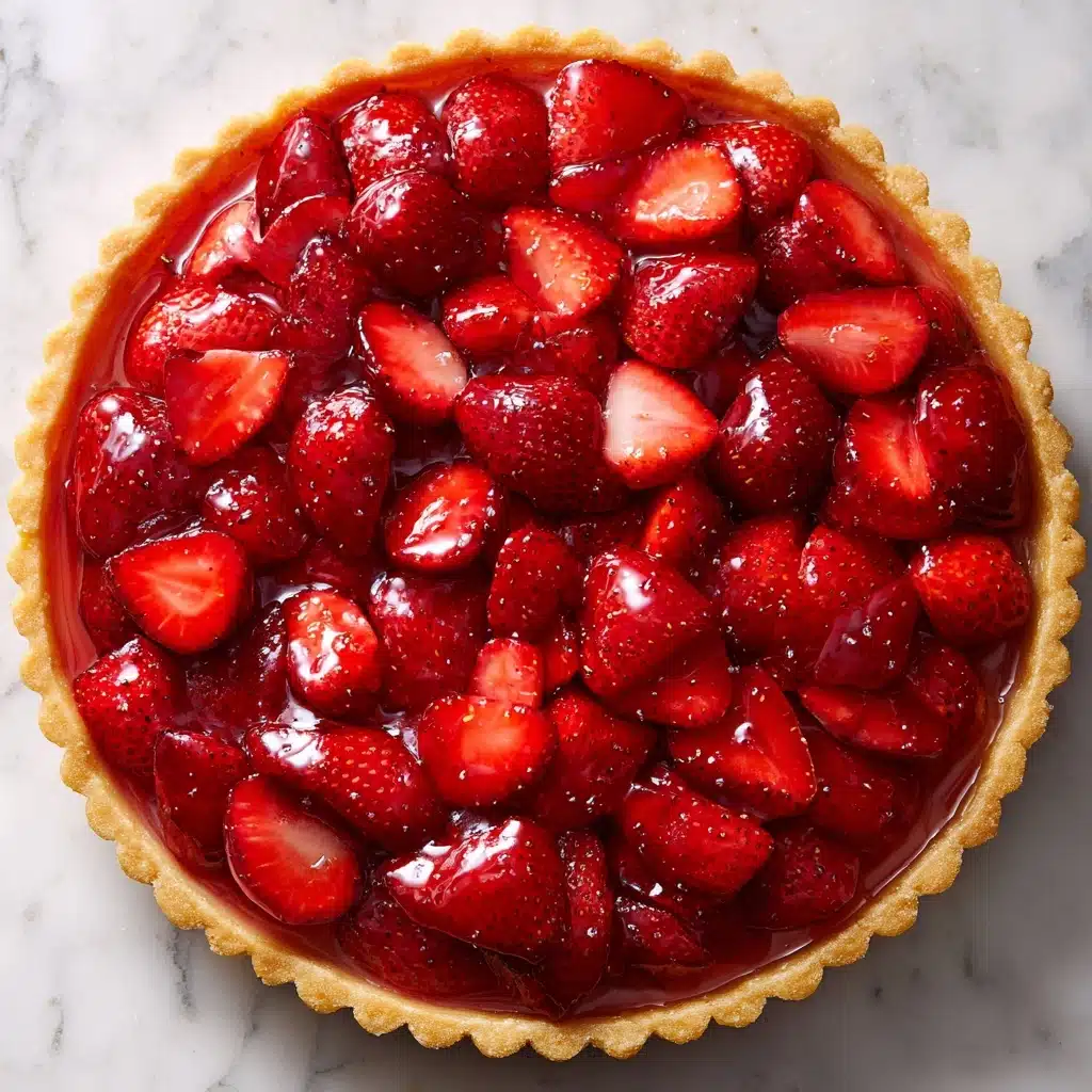 Homemade Fresh Strawberry Pie Recipe - Recipe Image