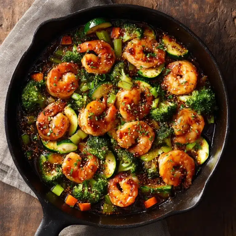 Honey Garlic Shrimp & Zucchini Stir-Fry Recipe