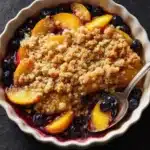 Summer Peach and Blueberry Cobbler Recipe