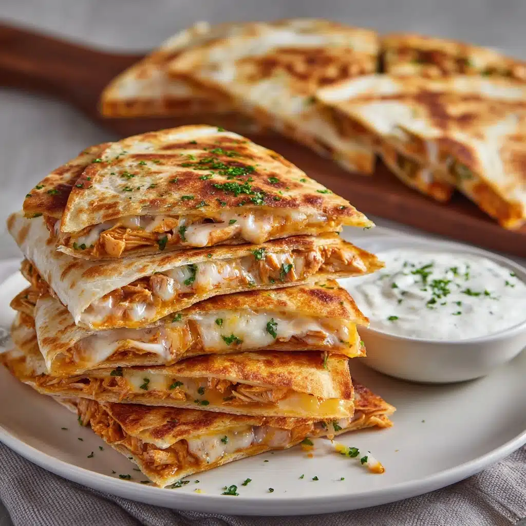 Buffalo Chicken Quesadillas Recipe - Recipe Image
