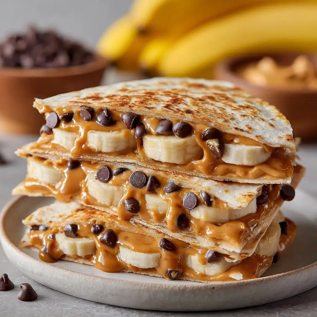Peanut Butter Banana Quesadillas Recipe