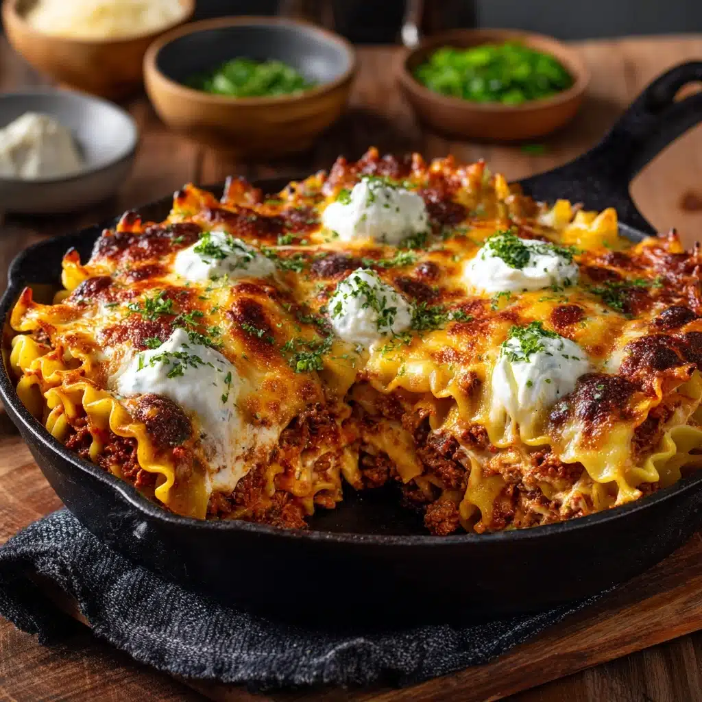 Skillet Pesto Cheese Lasagna Roll Ups Recipe - Recipe Image