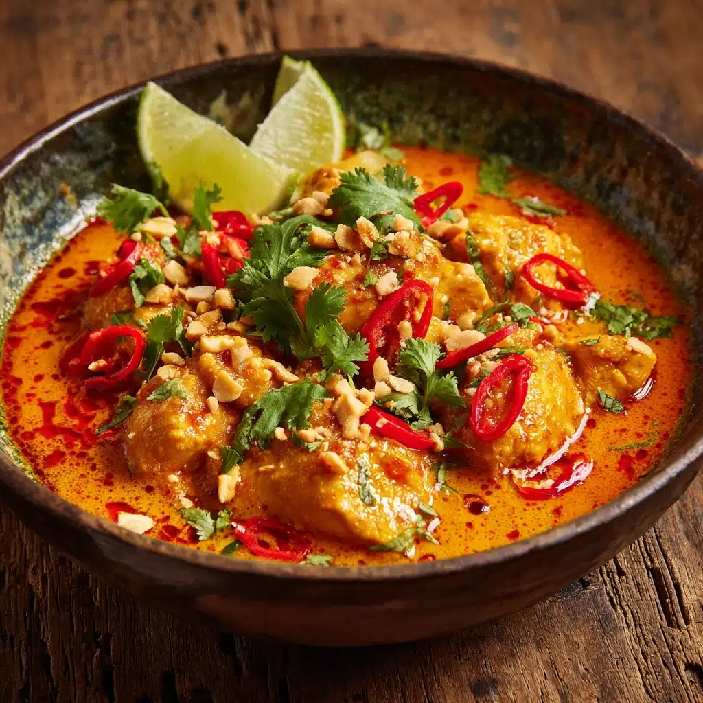 Spicy Thai Peanut Chicken Recipe - Recipe Image