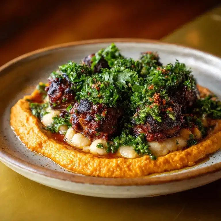 Grilled New Potatoes with Charred Jalapeño Green Ajika Recipe