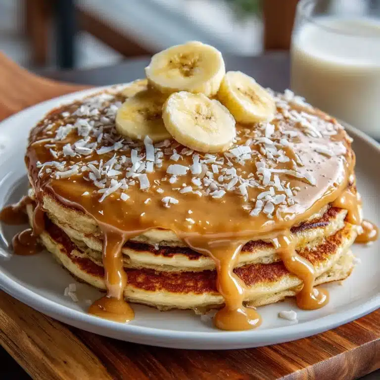 Sweet Coconut Cream Pancakes Recipe