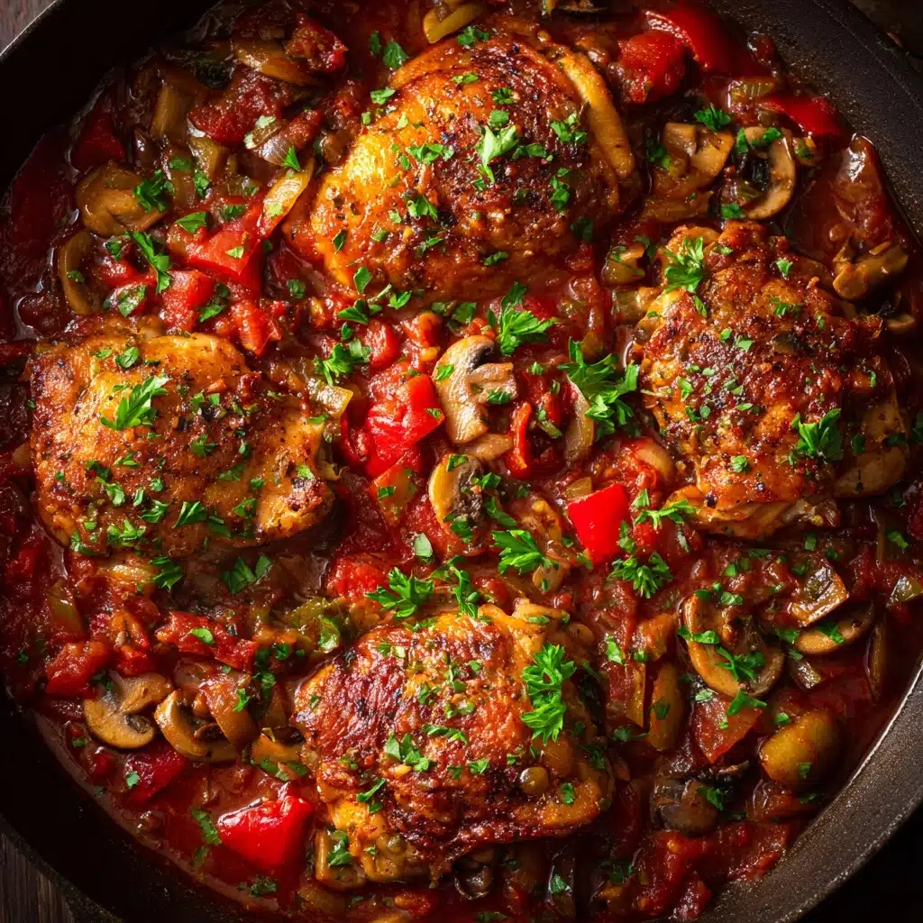 One-Pan Chicken Cacciatore with Peppers Recipe - Recipe Image