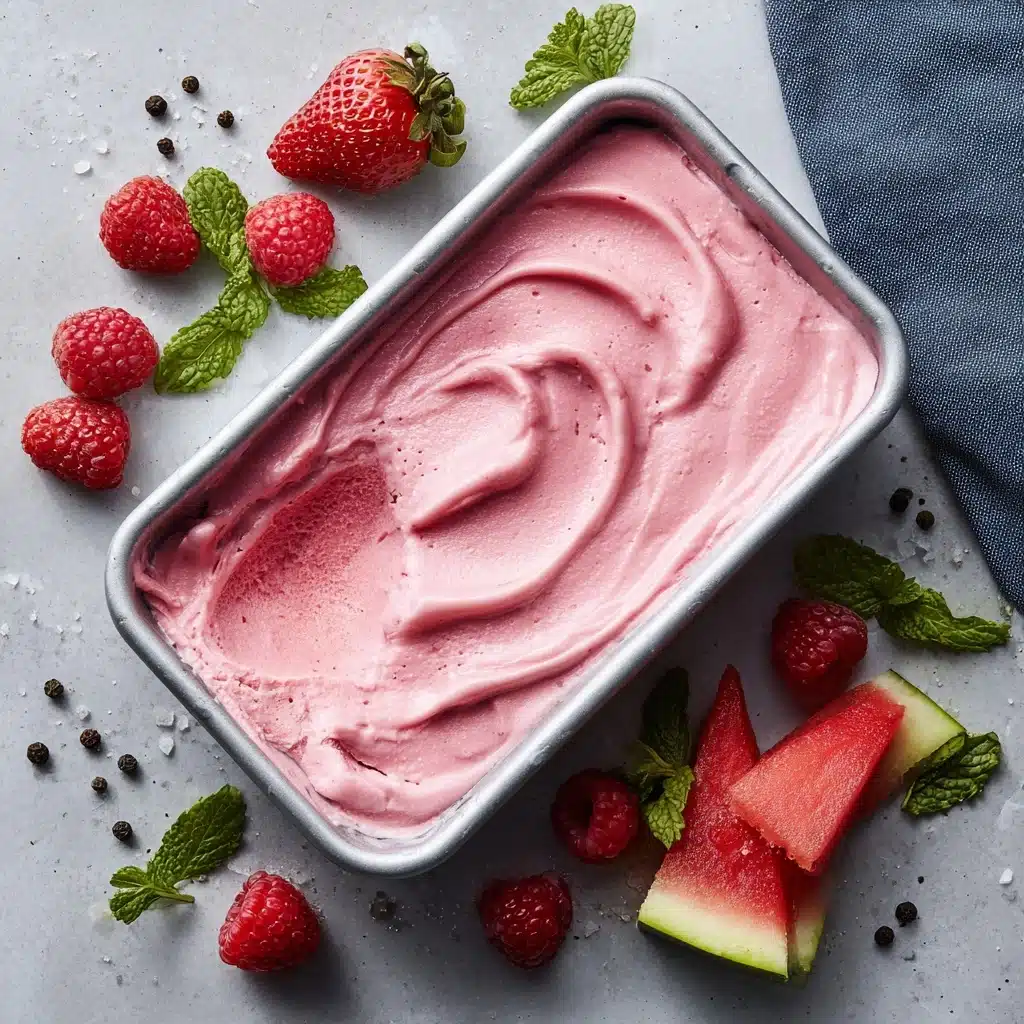 Watermelon Mint Sorbet Recipe - Recipe Image
