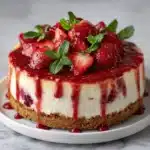 Strawberry Swirl Cheesecake Recipe