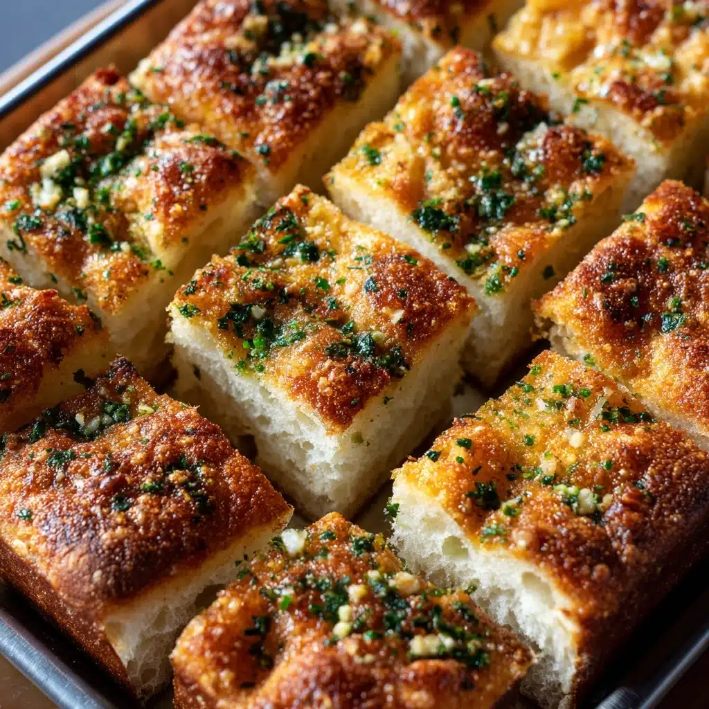 Garlic Parmesan Focaccia Recipe - Recipe Image