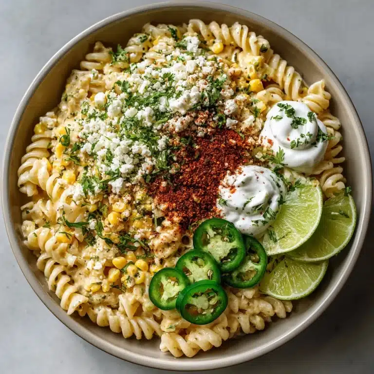 Mexican Street Corn Pasta Salad Recipe
